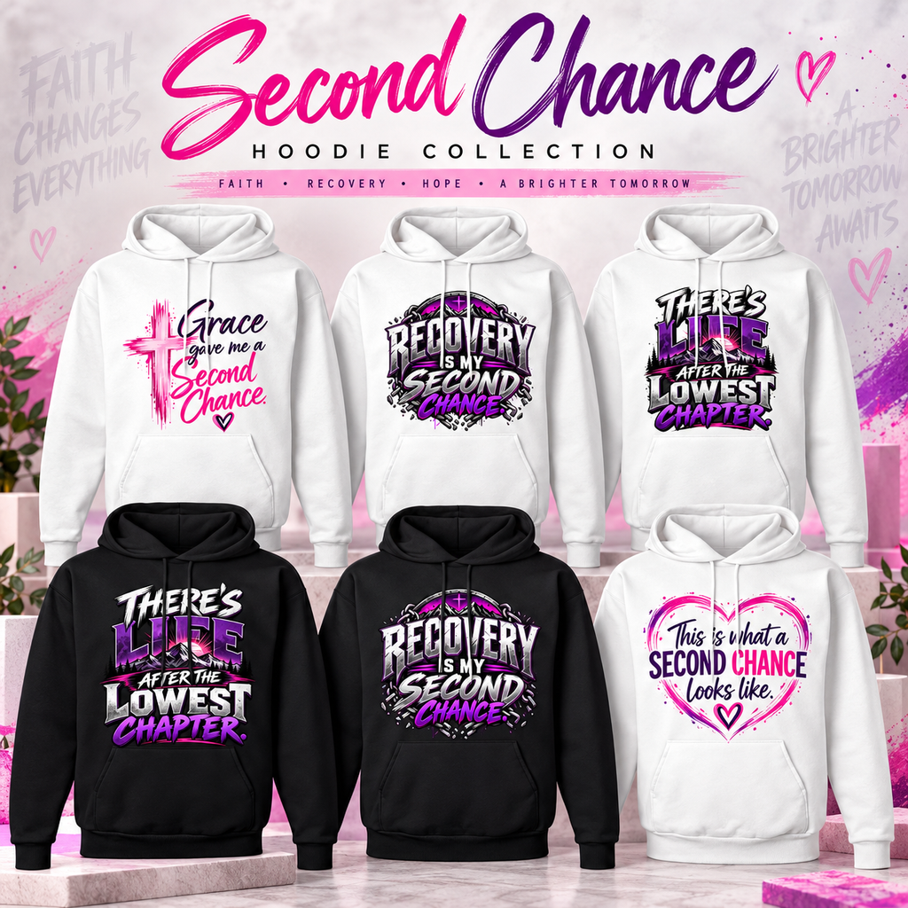 Second Chance Recovery Hoodies