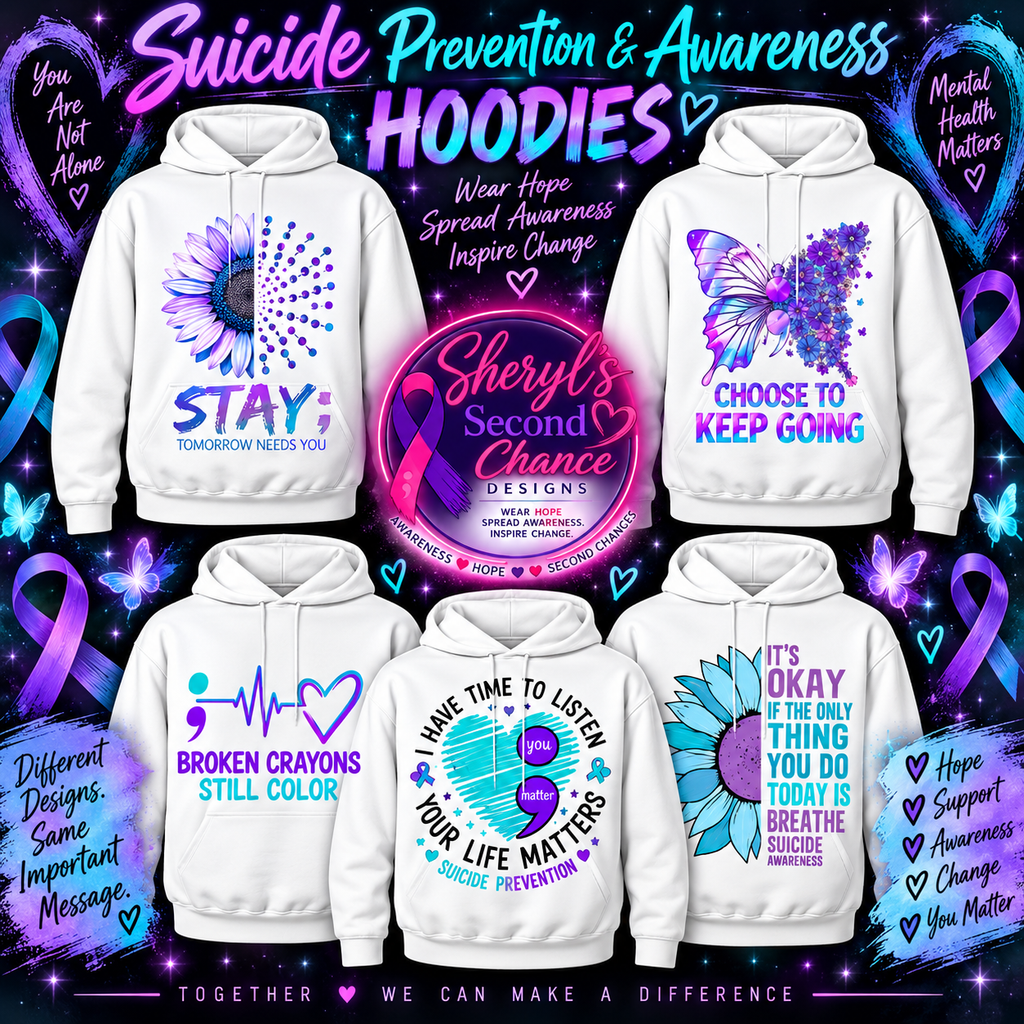 Suicide Awareness & Prevention Hoodies