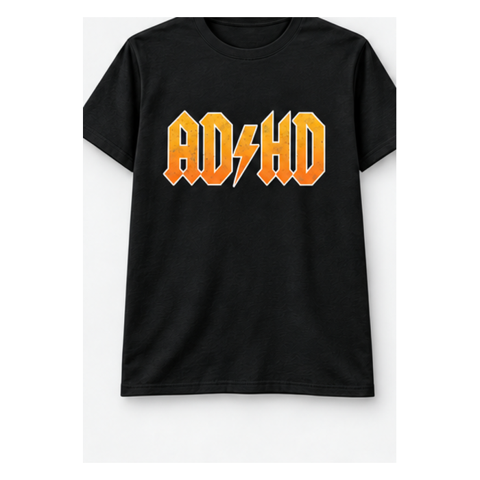 ADHD Awareness T-shirt — ADHD Rocker, black